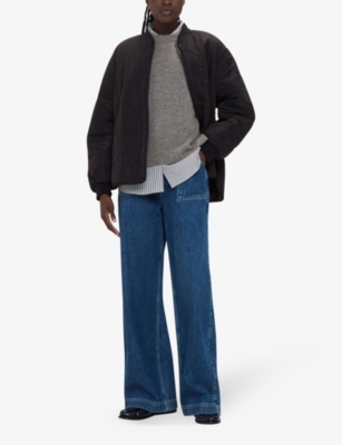 WHISTLES: Sleeveless relaxed-fit wool top