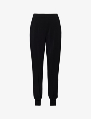 STELLA MCCARTNEY: Tapered-leg high-rise stretch-woven trousers