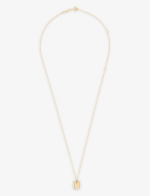 PDPAOLA: Zodiac Sagitarius 18ct yellow gold-plated 925 sterling-silver necklace