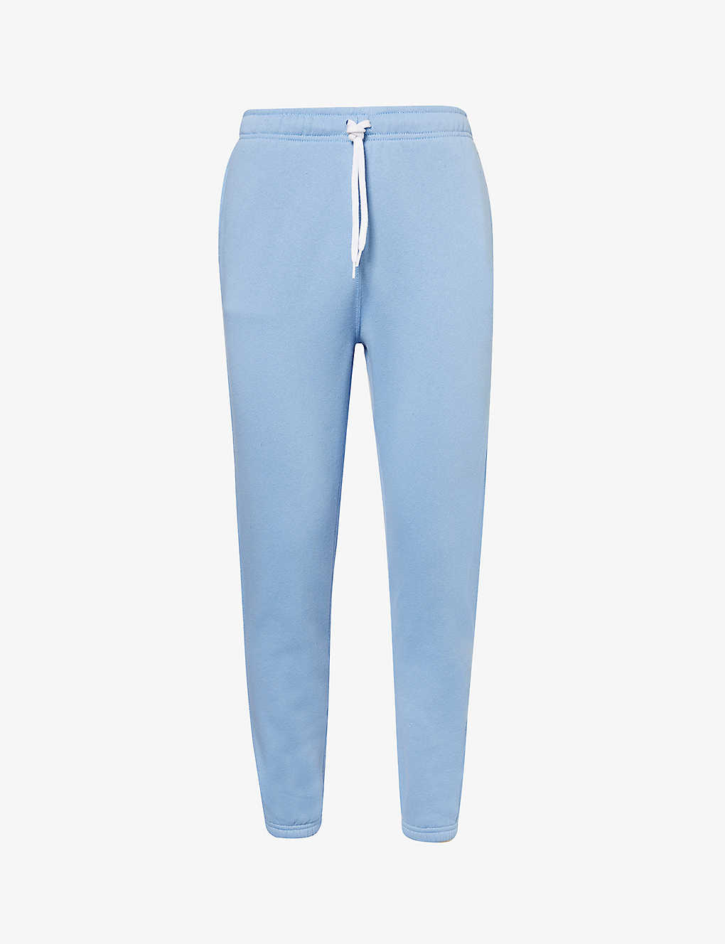 Polo Ralph Lauren Logo-embroidered Mid-rise Cotton-blend Jogging Bottoms In Chambray Blue
