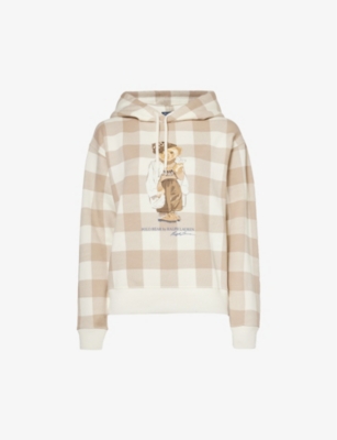 POLO RALPH LAUREN: Brand-print cotton-blend hoody