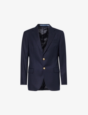POLO RALPH LAUREN: Single-breasted notched-lapel wool blazer