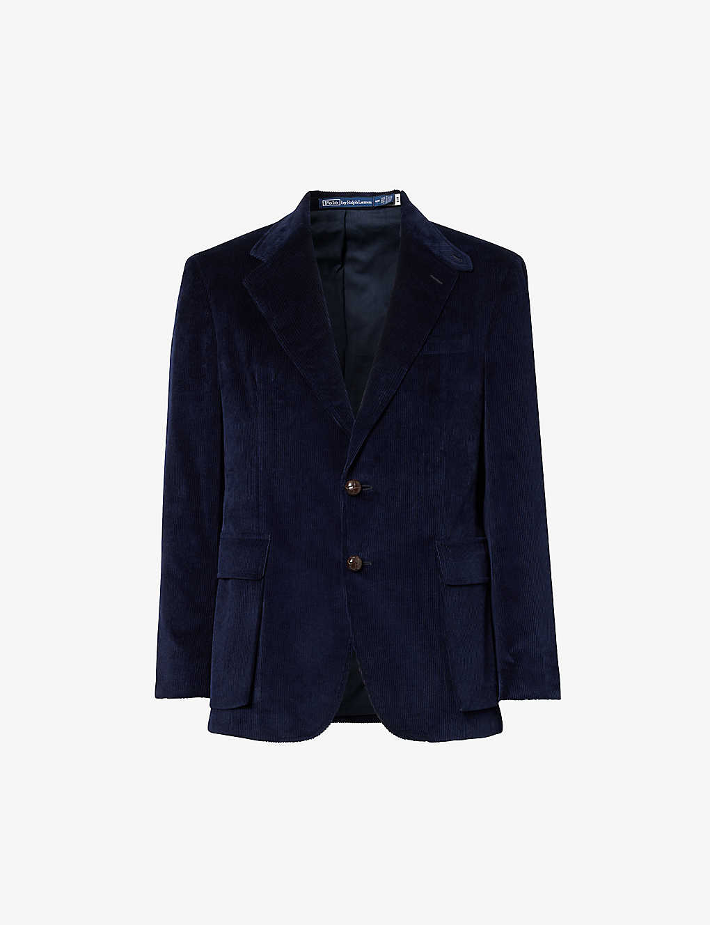 Polo Ralph Lauren Mens Newport Navy Single-breasted Notched-lapel Cotton Blazer In Blue