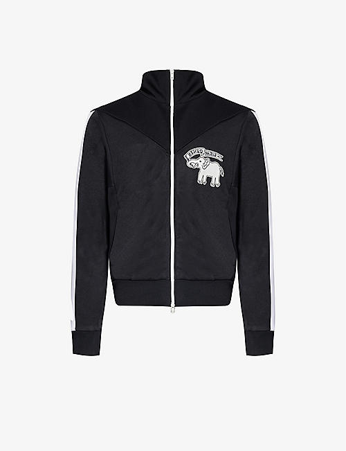 KENZO: Elephant brand-appliqué stretch-jersey jacket