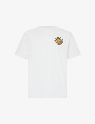 KENZO: Brand-print crewneck cotton-jersey T-shirt