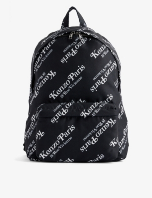 Shop Kenzo Black X Verdy Shell Backpack