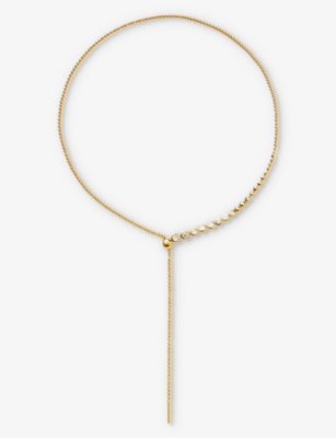 Gold bar hot sale necklace selfridges