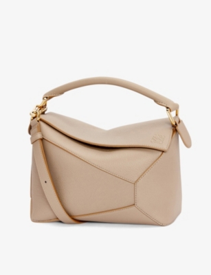 LOEWE Puzzle Edge small leather cross body bag Selfridges