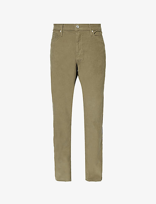 FRAME: L'Homme slim-fit stretch cotton-corduroy trousers