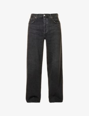 AGOLDE: Low Slung relaxed-fit recycled-denim-blend jeans