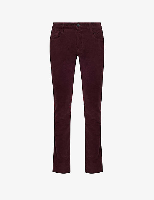REPLAY: Brand-patch slim-fit stretch cotton-corduroy trousers