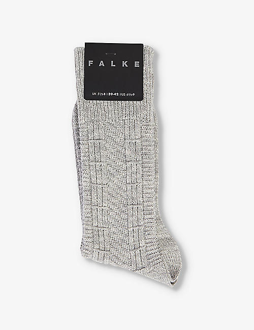 FALKE: Chunky branded-sole cotton-blend socks