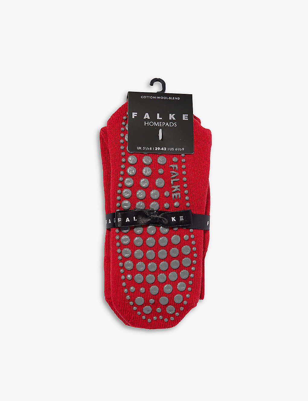 Falke Homepads Cotton-blend Slipper Socks In Scarlet