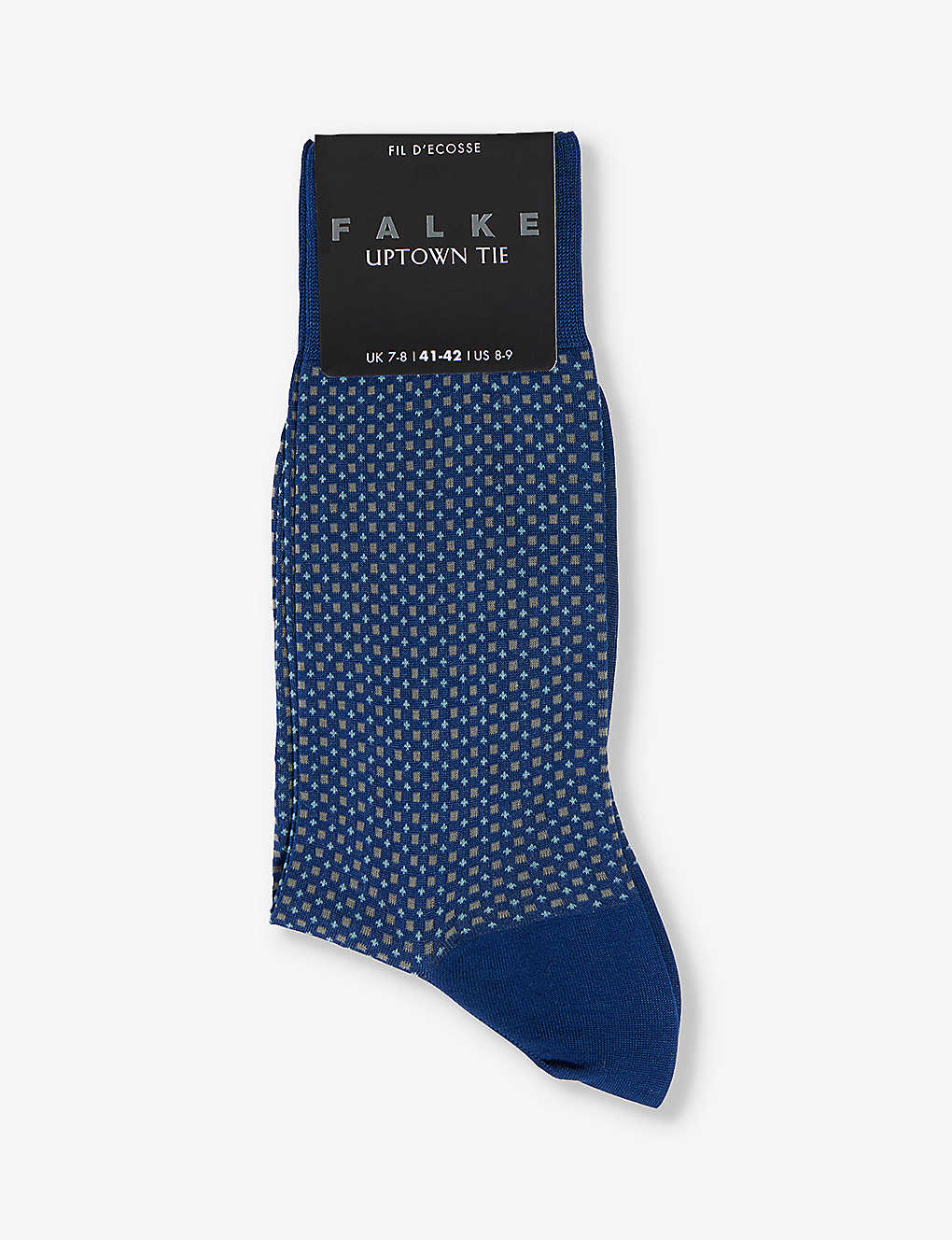 Falke Uptown Tie Socks In Blue