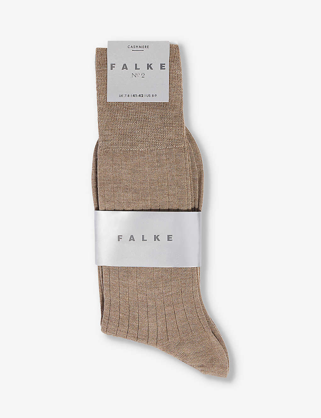 Falke No.2 Cashmere Long Socks In Grey