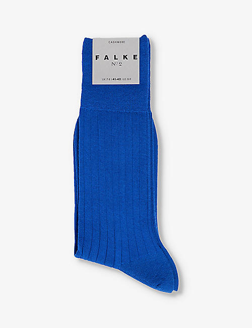 FALKE: No. 2 ribbed cashmere-blend socks