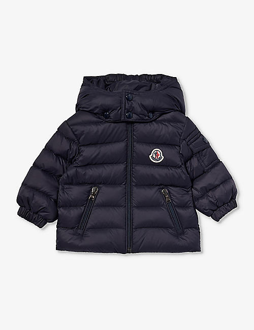 MONCLER: Jules padded shell-down jacket 3-36 months&nbsp;