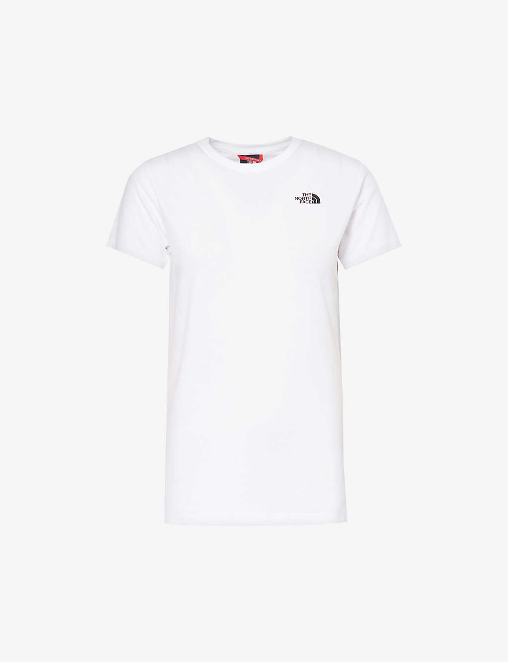 The North Face Logo Printed Crewneck T In White