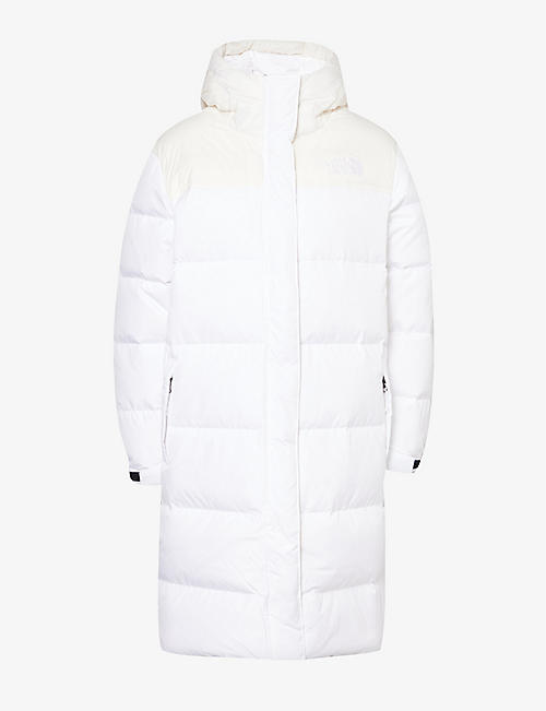 THE NORTH FACE: Nuptse logo-embroidered padded shell-down coat