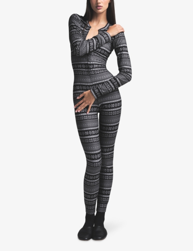 Plush Pointelle Logo-Print Stretch-Jersey Onesie