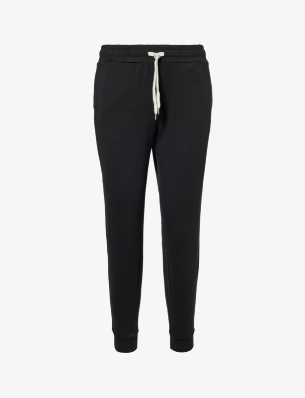Performance tapered mid-rise stretch-polyester jogging bottoms