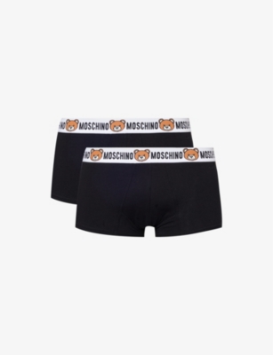 Moschino Underwear 3 Pack Boxers Black
