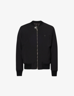 GIVENCHY: Branded reversible wool bomber jacket