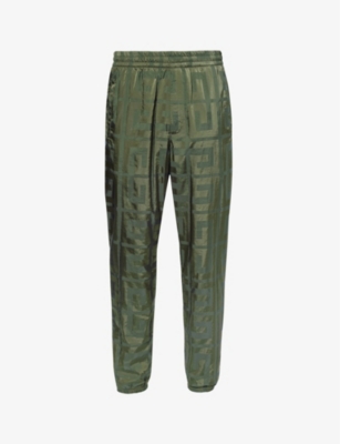 Tapered Logo-Print Shell Track Pants