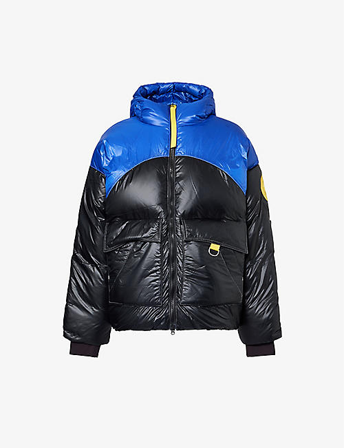 CANADA GOOSE: Canada Goose x Pyer Moss brand-patch woven-down jacket