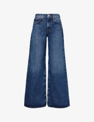 Agolde Balloon Straight Jeans In Noise (vint Med Ind)