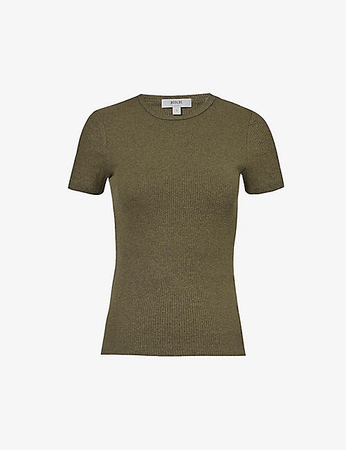 AGOLDE: Harri short-sleeved cotton-blend jersey T-shirt