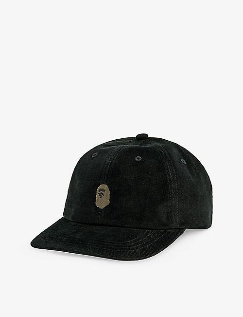 A BATHING APE: Brand-embroidered corduroy-textured cotton-blend baseball cap