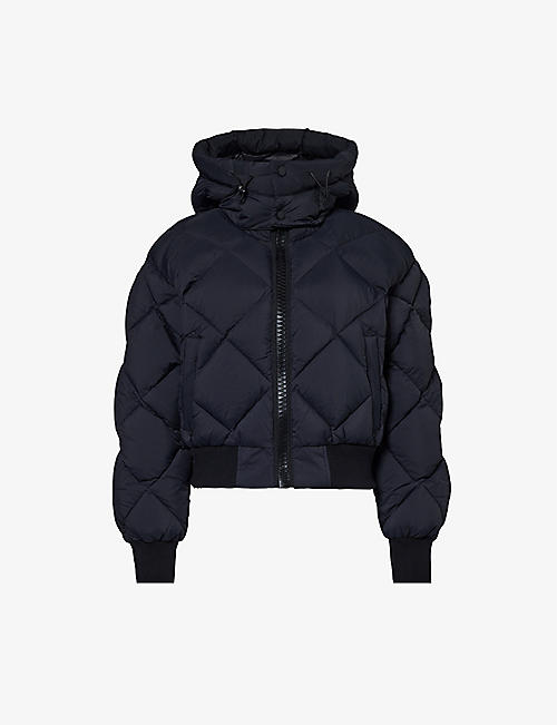 MOOSE KNUCKLES: Flightweight quilted recycled-nylon-down jacket