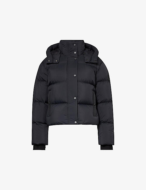 MOOSE KNUCKLES: Prospect funnel-neck quilted recycled nylon-down jacket