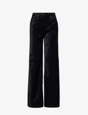 CITIZENS OF HUMANITY: Paloma relaxed-fit wide-leg cotton-blend velvet jeans