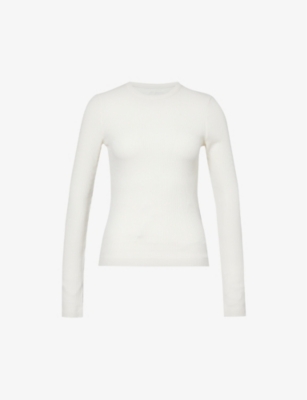 Citizen Of Humanity Bina Crewneck Top In Canvas In Canvas (lt Grey)