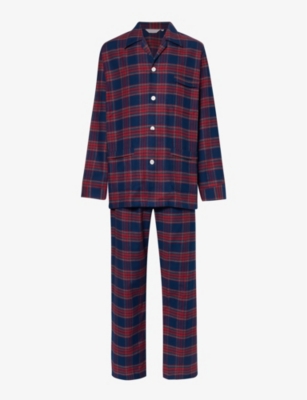 Kelburn 18 Brushed Cotton Multi Men's Classic Fit Pyjamas