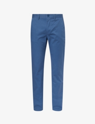 TOMMY HILFIGER: Denton regular-fit straight stretch-cotton trousers