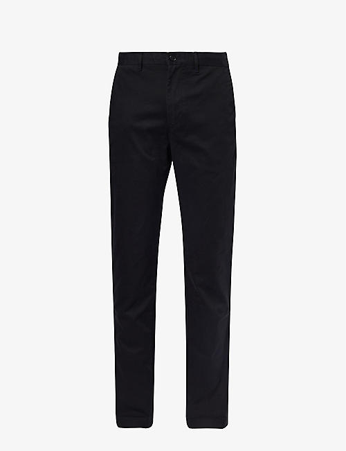 TOMMY HILFIGER: Denton regular-fit straight stretch-cotton trousers
