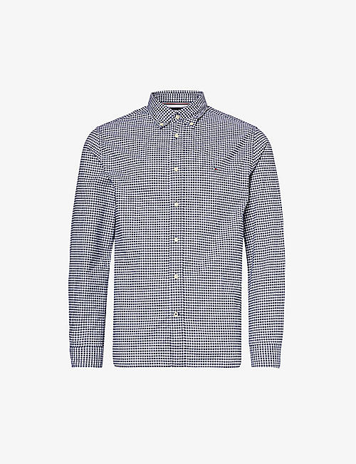 TOMMY HILFIGER: 1985 checked cotton Oxford shirt