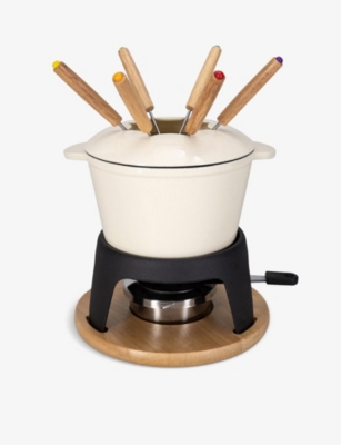 NOUVEL - Vegetables And Meat cast-iron and stainless-steel fondue set