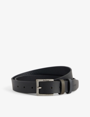 BARBOUR - Argyll square-buckle leather belt | Selfridges.com