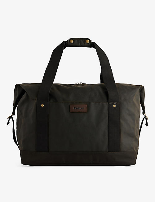 BARBOUR: Essential waxed-cotton holdall