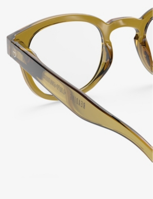 IZIPIZI: #C square-framed havane reading glasses