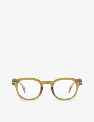 IZIPIZI: #C square-framed havane reading glasses