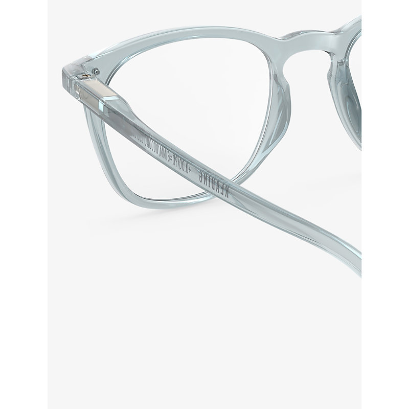 Shop Izipizi Mens Frozen Blue #e Square-frame Reading Glasses +3