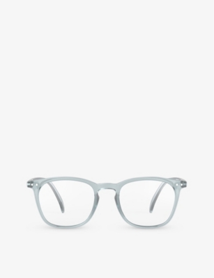 Izipizi #e Square-frame Reading Glasses In Frozen Blue