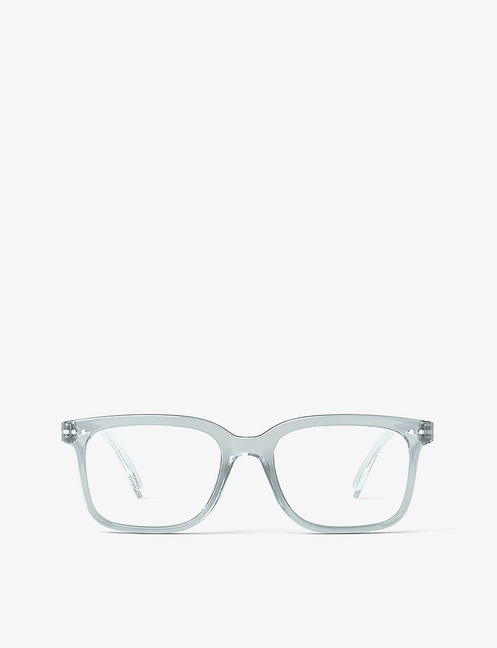 Izipizi #l Square-frame Reading Glasses In Frozen Blue