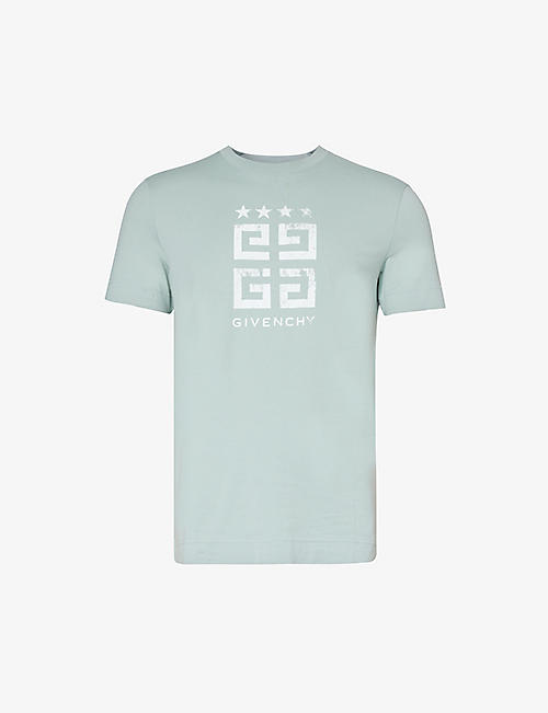 GIVENCHY: 4G Star logo-print cotton-jersey T-shirt