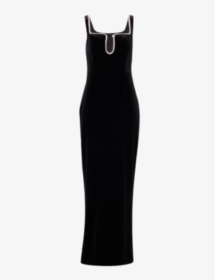 Skims Maxi Dress - Black – Rent with Iz